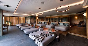 Wellnesshotel mit gemütlichem Ruheraum